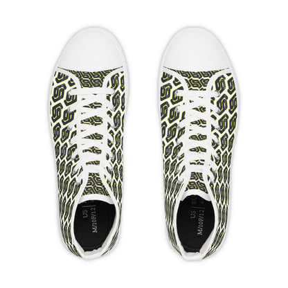 "Jag Air - Pattern 0069", Men's High Top Sneakers