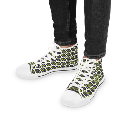 "Jag Air - Pattern 0069", Men's High Top Sneakers